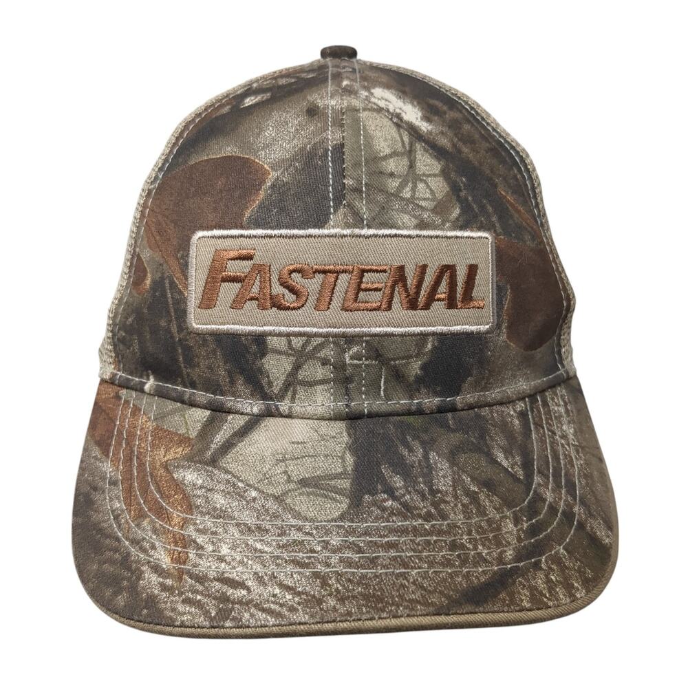 Fastenal Snapback Rope Trucker Hat Multi Camo One Size Outdoor Hunting